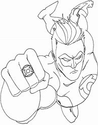 Image result for Realistic Green Lantern Coloring Pages