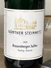 Image result for Weingut Gunther Steinmetz Brauneberger Juffer Riesling HL