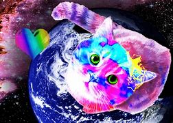 Image result for Colorful Galaxy Cats