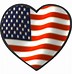 Image result for Heart with American Flag in It Clip Art