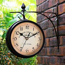 Image result for Post Mounted Outdoor Clocks