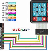 Image result for 4x4 Keypad Wire