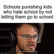 Image result for School Brain Meme