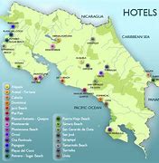Image result for Costa Rica Hotel Map