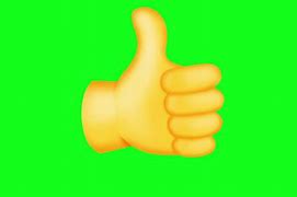 Image result for Thumbs Up Emoji Greenscreen