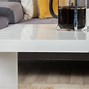 Image result for Modern High Gloss White Coffee Table