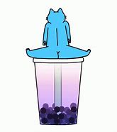 Image result for Drawings of Cute Kawaii Boba in Color Blue Galaxy