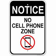 Image result for No Cell Phone Sign