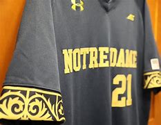 Image result for Notre Dame Baseball Uniforms