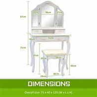 Image result for Mirrored Dressing Table