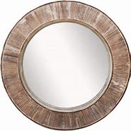 Image result for round wooden framed mirrors rustic