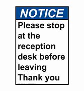Image result for No Reception Today. Sign