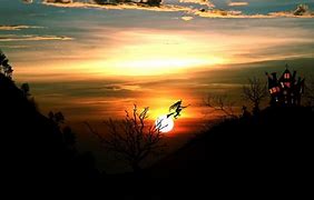 Image result for Haunted Castle in Morning Sunrise Images