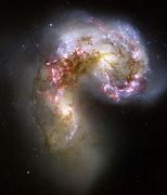 Image result for Two Galaxies Colliding GIF