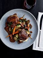 Image result for Coq AU Vin Plating