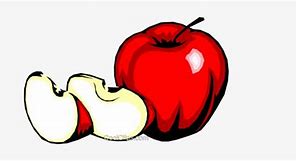 Image result for Apple Slices Cartoon