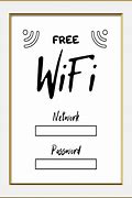 Image result for Free Wifi Signage Template
