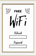 Image result for Template Wi-Fi Dan Password