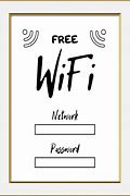 Image result for Wi-Fi Login/Password Template