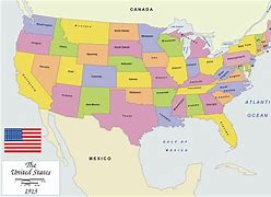 Image result for America Map with States