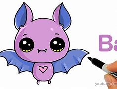 Image result for Kawaii Cute Animal Drawings Bat