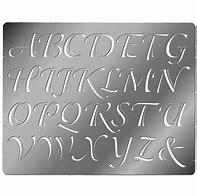 Image result for Free Printable Calligraphy Letter Stencils