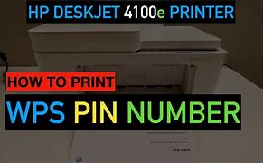 Image result for WPS Number On HP Printer