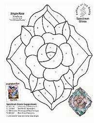 Image result for Stained Glass Flower Patterns Free