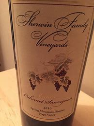Image result for Sherwin Family Cabernet Sauvignon Bissinger's Limited Release