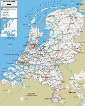 Image result for Netherlands Country Map