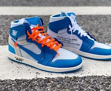 Image result for Off White Jordan 1 Neon Laces