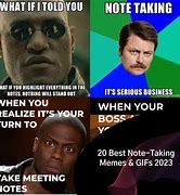 Image result for Staff Notes Meme