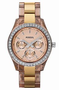 Image result for Fossil Rose Gold Watch