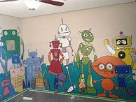 Image result for Robot Door Mural