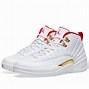 Image result for White Brown and Gold Jordan 12
