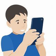 Image result for Boy Using Phone Design