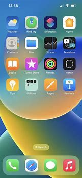 Image result for Default iPhone Home Screen iOS 16