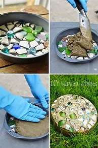 Image result for How to Make My Own Stepping Stones