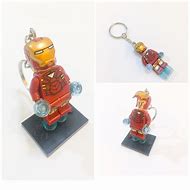 Image result for LEGO Iron Man Keychain