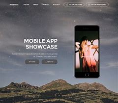 Image result for Bootstrap Mobile-App Template