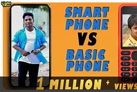 Image result for Smartphone vs Basic Phone