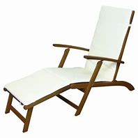 Image result for Steamer Chairs Wooden Lounger