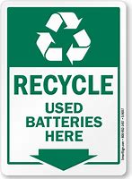 Image result for Bin with Cross Battery Sticker