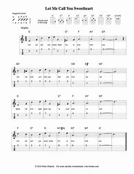 Image result for Let Me Call You Sweetheart Sheet Music