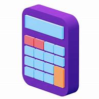 Image result for Calculator 3D PNG