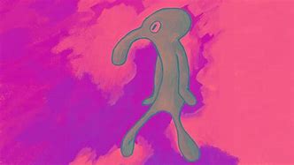 Image result for Aesthetic Squidward Depressed