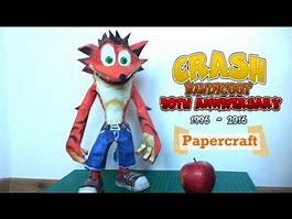 Image result for Crash Bandicoot Papercraft