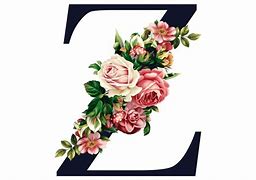 Image result for Clip Art Floral Letters Z