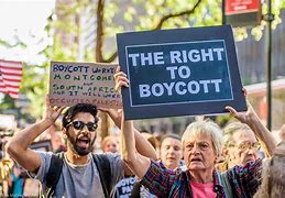 Image result for Generic Boycott Sign