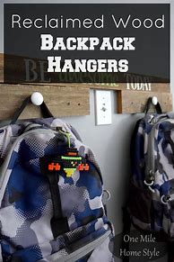 Image result for DIY Backpack Hanger